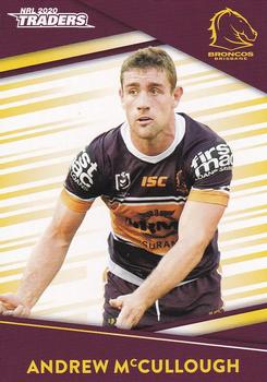 2020 NRL Traders #006 Andrew McCullough Front